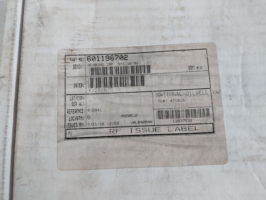 Nov-mission 601196702 1-7/8” Pump Bearing Cap