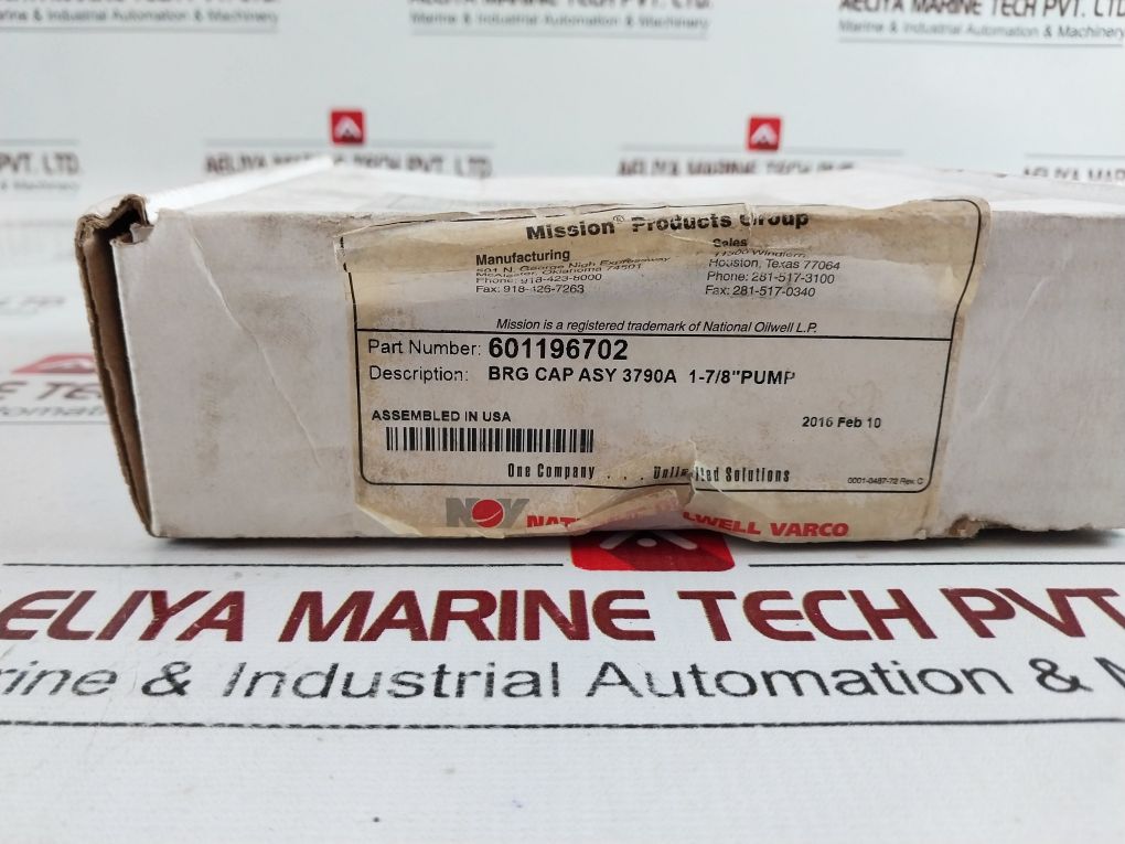 Nov-mission 601196702 1-7/8” Pump Bearing Cap