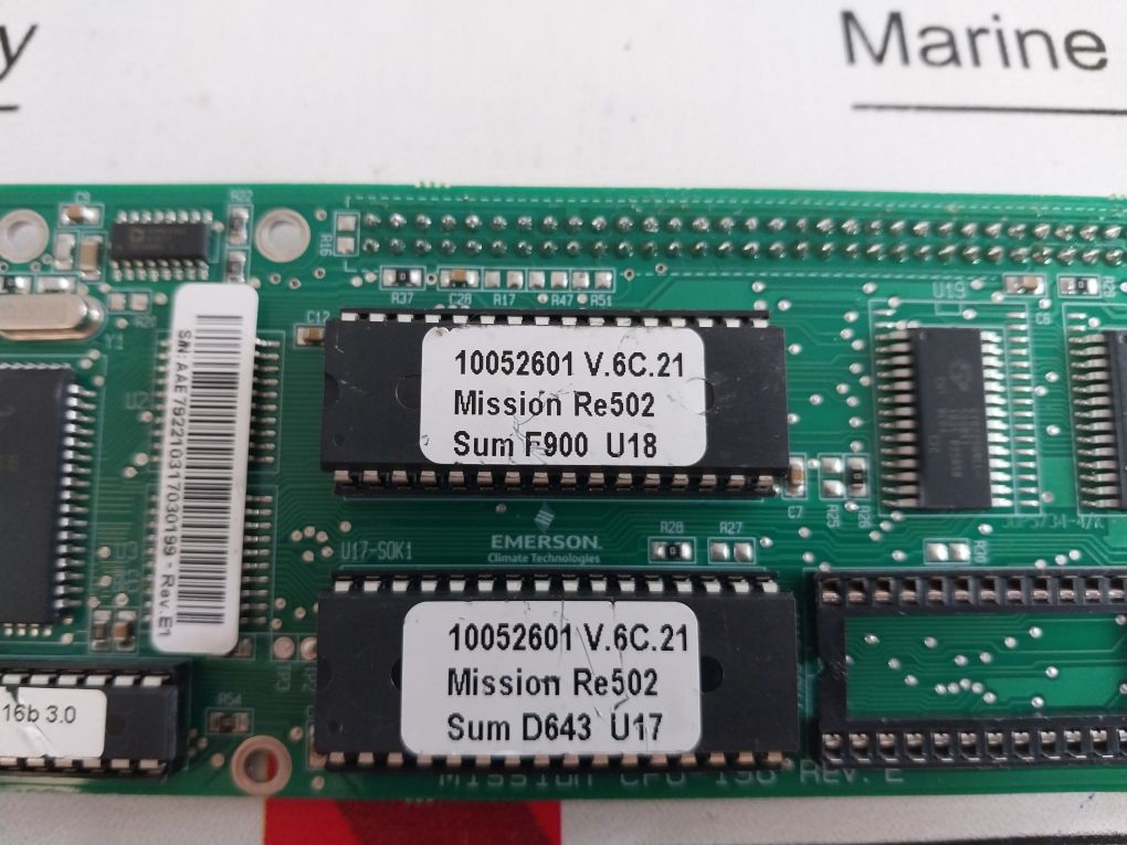 Mission Cpu-196 Rev.:E Pcb Card