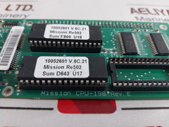 Mission Cpu-196 Rev.:E Pcb Card