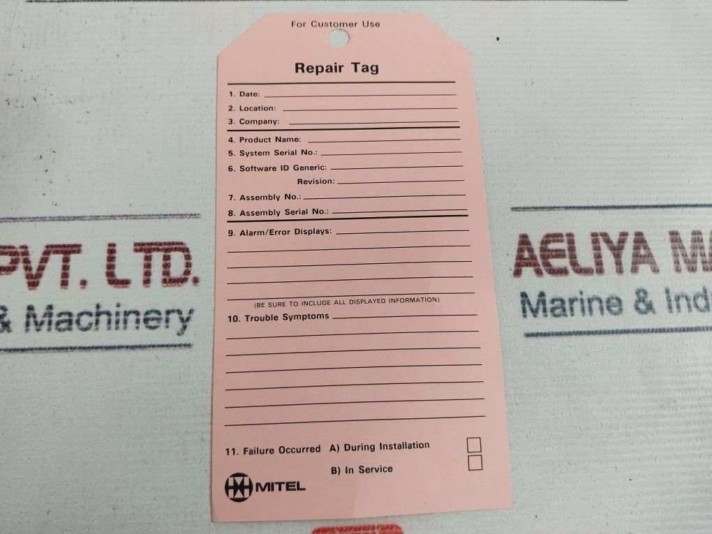 Mitel 9110-311-013-fa Pcb Card