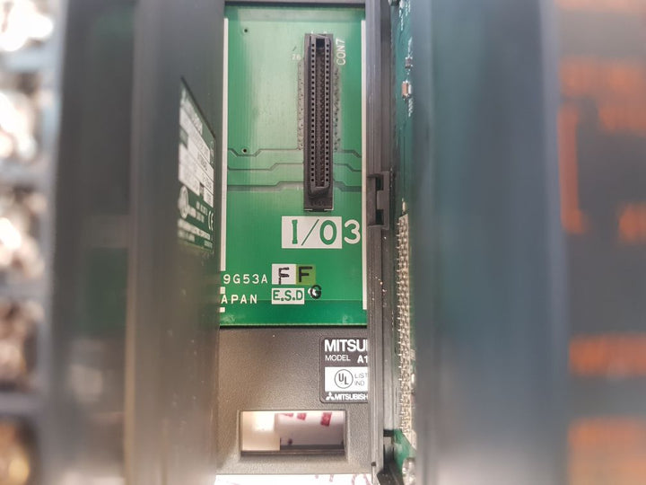 Mitsubishi A1S61Pn,A2Ushcpu-s1,A1Sx42,A1Sy42,A1S68Ad,A1Sj71Br11 Module Rack