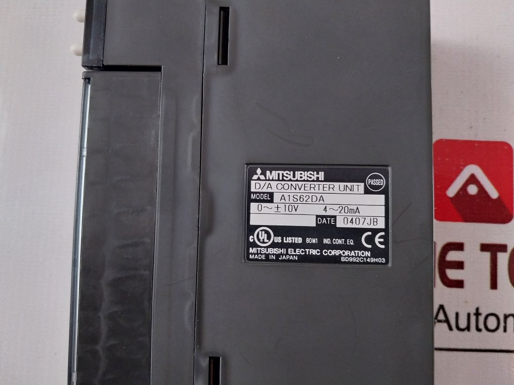 Mitsubishi Electric A1S62Da D/A Converter Unit
