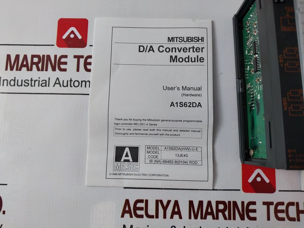 Mitsubishi Electric A1S62Da D/A Converter Unit
