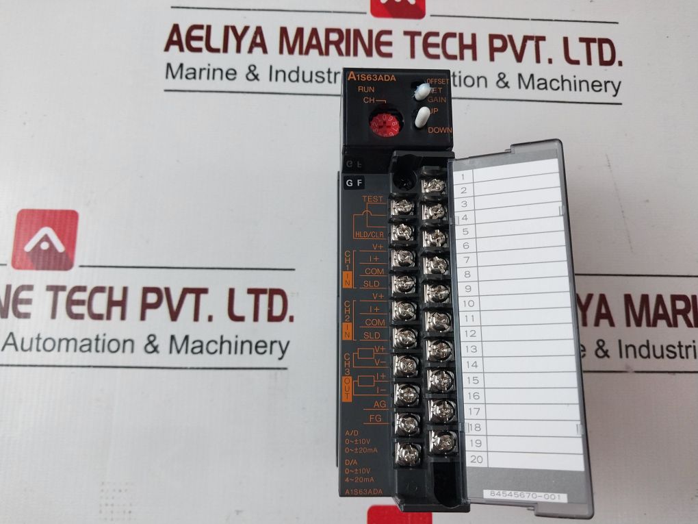 Mitsubishi A1S63Ada A/D/A Converter Unit