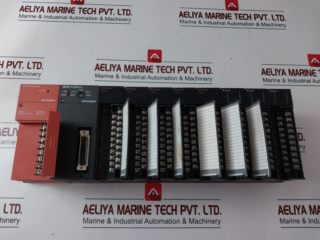 Mitsubishi A1S63P,A2Shcpu, A1S68Ad ,A1Sx80 Module Rack