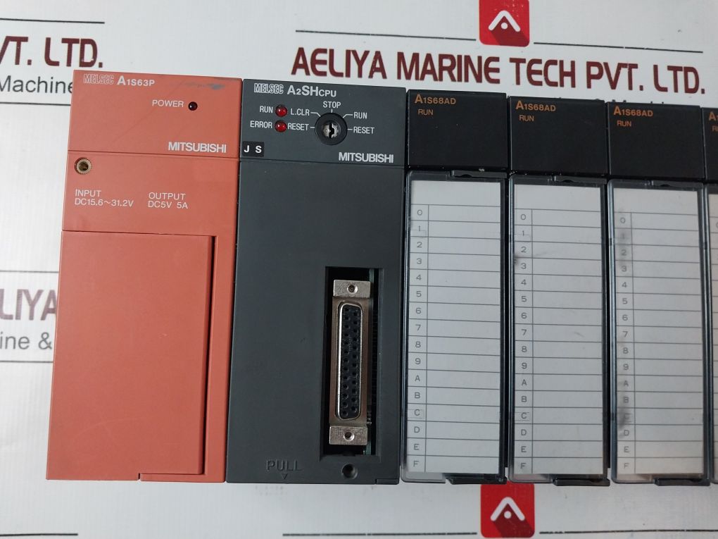 Mitsubishi A1S63P,A2Shcpu, A1S68Ad ,A1Sx80 Module Rack