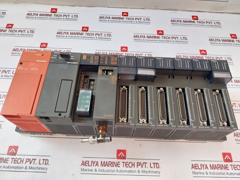 Mitsubishi A1S63P/A2Ascpu-s1/A1Sj71Uc24-r4/A1Sj71E71-b2-s3/A1Sx81 Rack