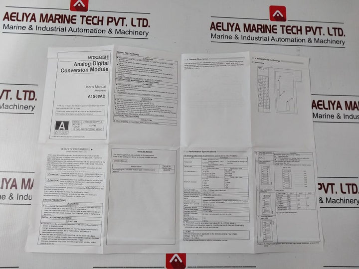 Mitsubishi A1S68Ad A/D Converter Unit 