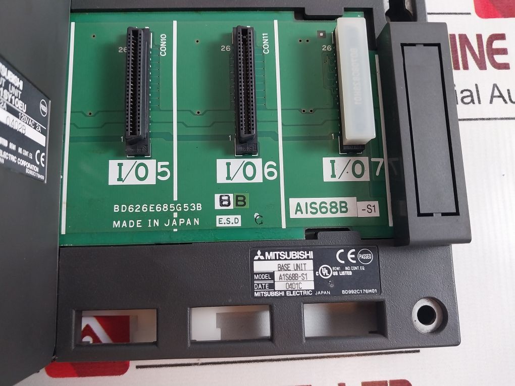 Mitsubishi A1S68B-s1,A1S63P,A1Sx80,A1Sy10Eu Module Rack