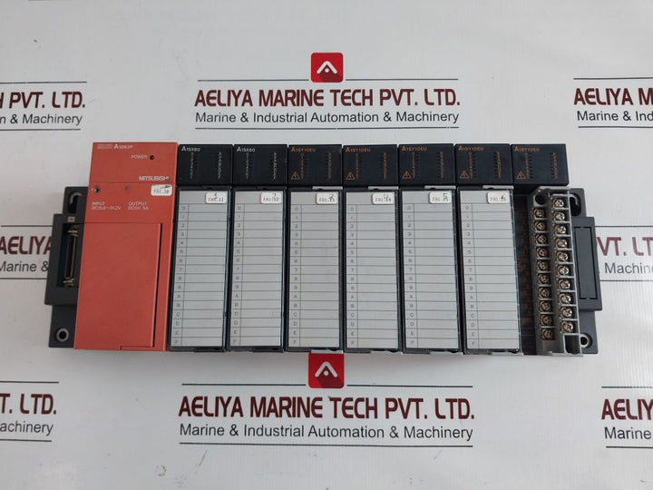 Mitsubishi A1S68B-s1,A1S63P,A1Sx80,A1Sy10Eu Module Rack