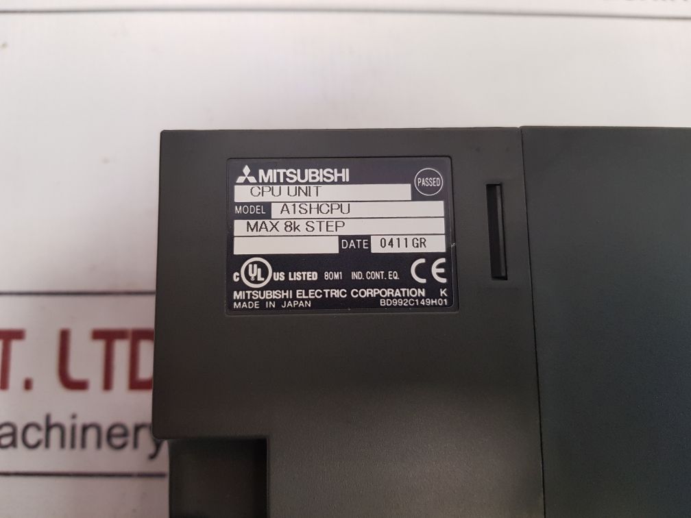 Mitsubishi Melsec A1Shcpu Cpu Unit Bd992C149H01