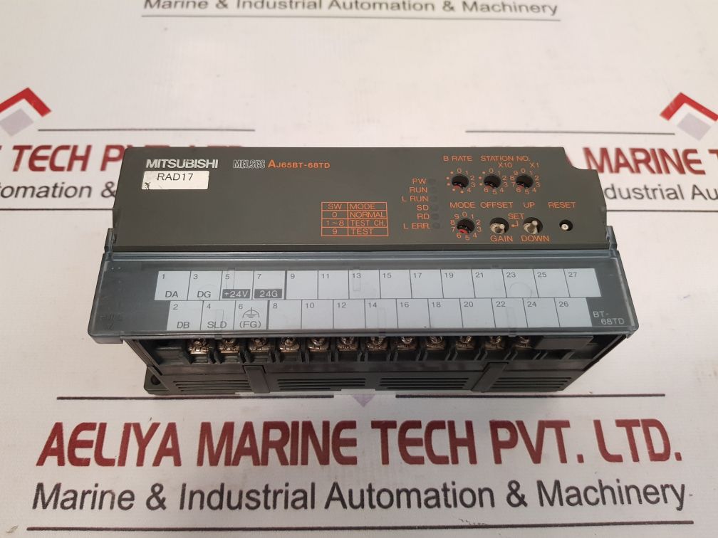 Mitsubishi Cc-link Melsec Aj65Bt-68Td Thermocouple Input Unit