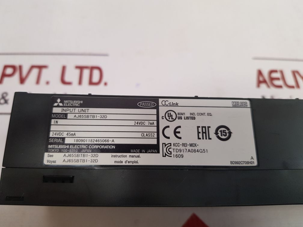 Mitsubishi Melsec Cc-link Aj65Sbtb1-32D Input Unit