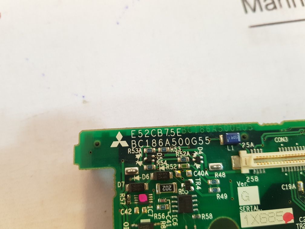 Mitsubishi e52cb7.5e bc186a500h05 inverter board