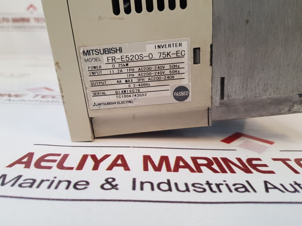 Mitsubishi Fr-e520S-0. 75K-ec Inverter
