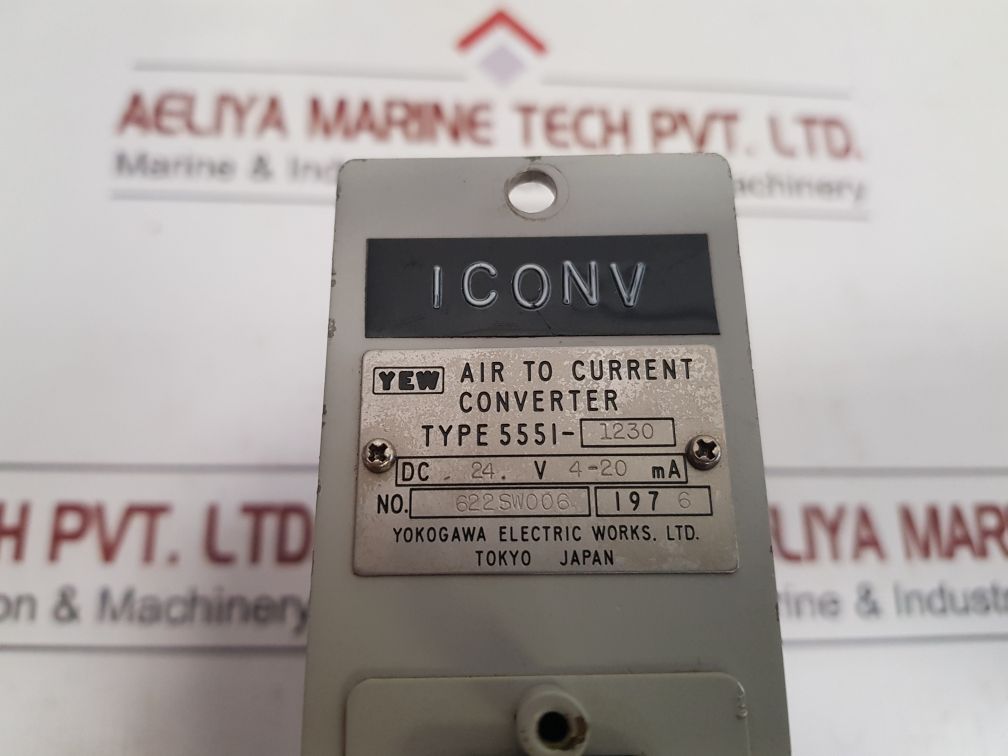 Yokogawa 555I-1230 Air To Current Converter