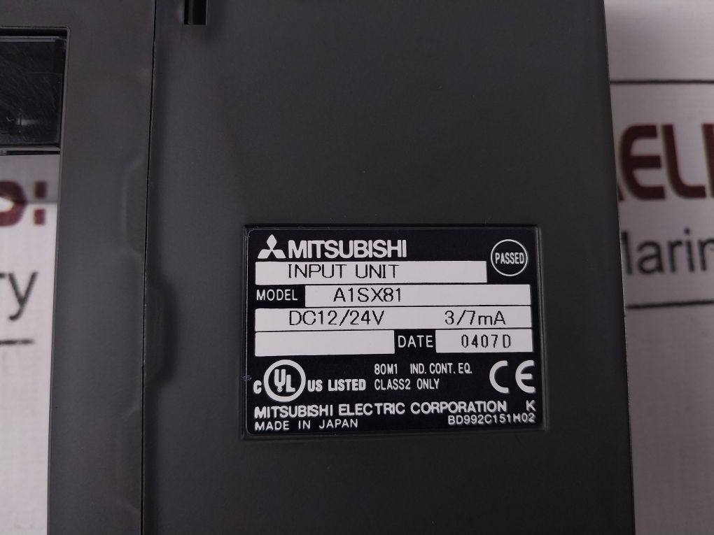 Mitsubishi Electric A1Sx81 Pcb Input Unit With A6Con1E Connector