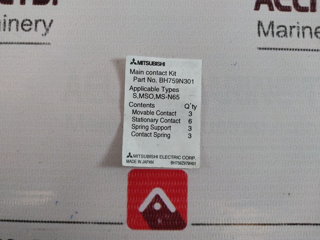 Mitsubishi Bh759N301 Replacement Contact Kit