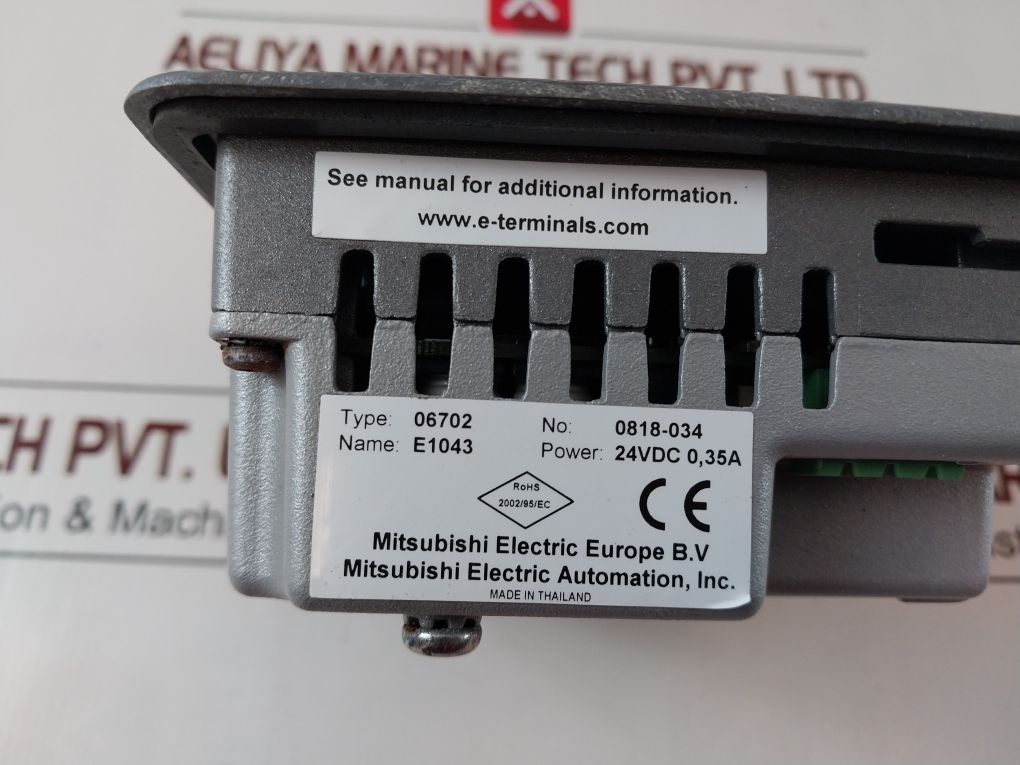 Mitsubishi Electric E1043 Touch-screen Hmi Display Panel [Display Issue]