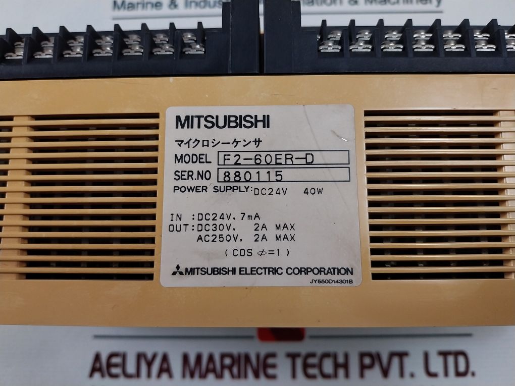 Mitsubishi Electric F2-60Er-d Relay Unit 24V Dc