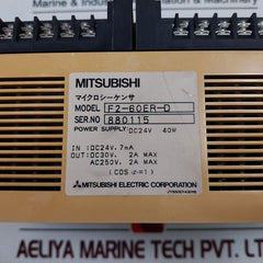Mitsubishi Electric F2-60Er-d Relay Unit 24V Dc