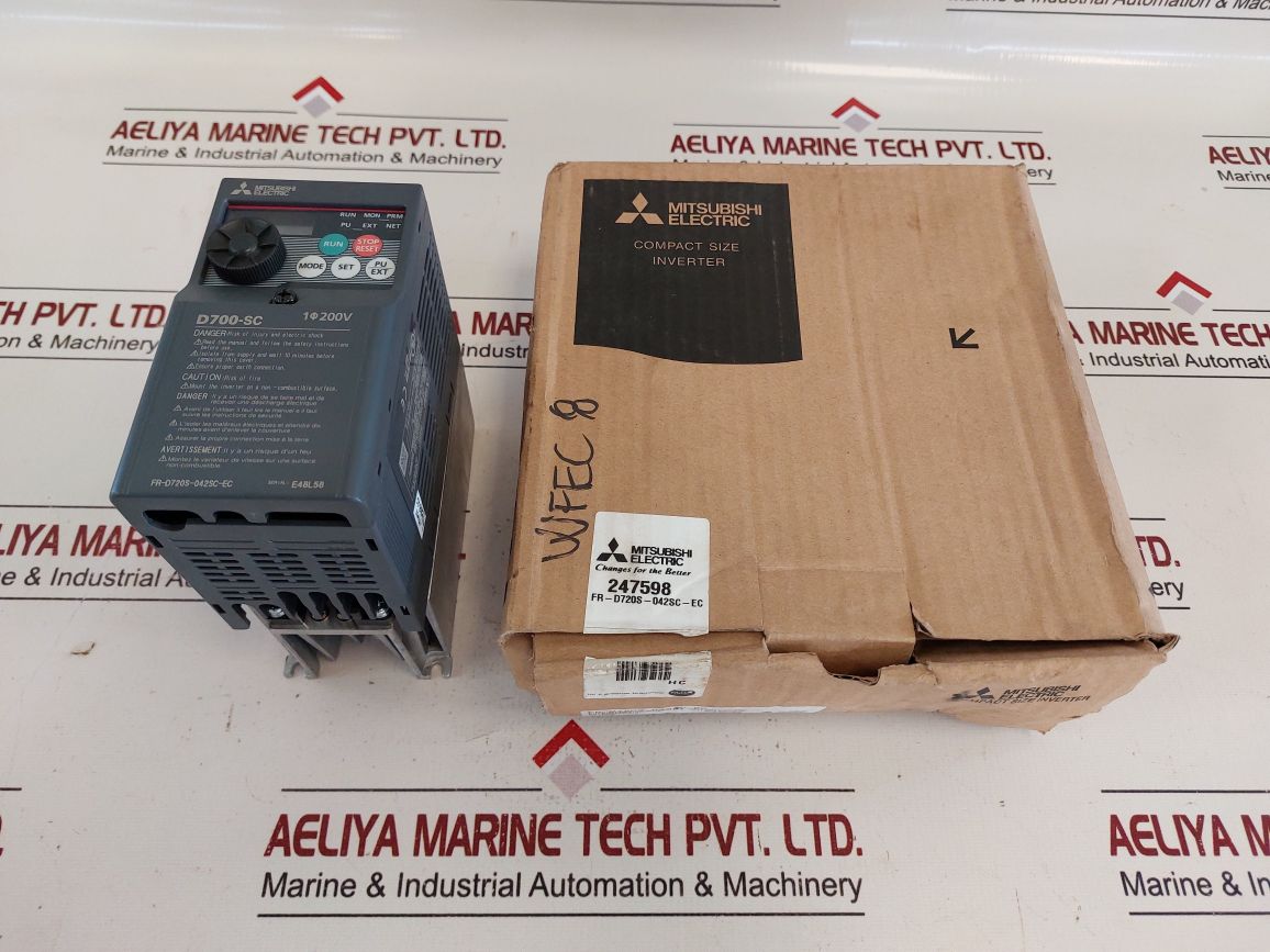 Mitsubishi Electric Fr-d720S-042Sc-ec Compact Size Inverter
