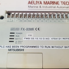 Mitsubishi Electric Fx-80Mr-es Programmable Controller