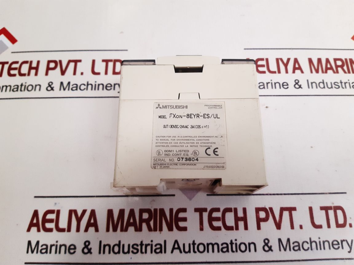 Mitsubishi Electric Fx0N-8Eyr-es/Ul Programmable Controller 30V Dc/24V Ac