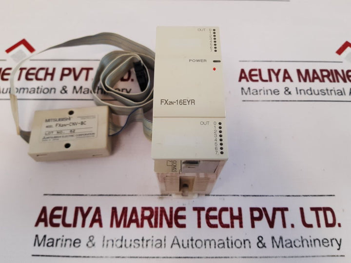 Mitsubishi Electric Fx2N-16Eyr-esUl Programmable Controller With Fx2N-cnv-bc
