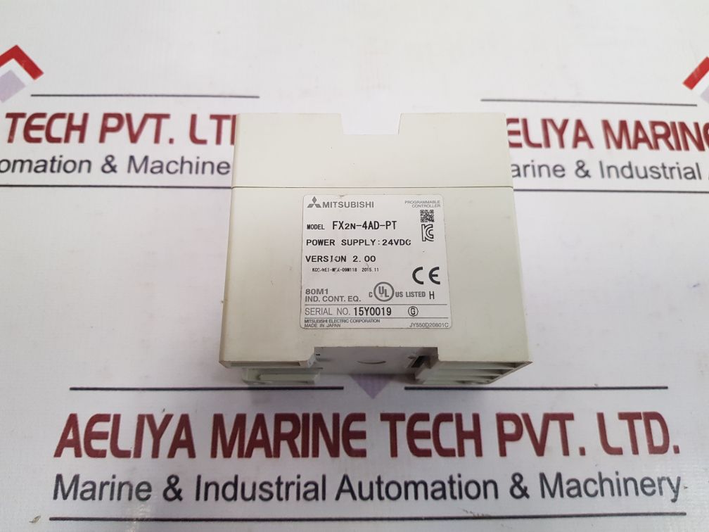 Mitsubishi Electric Fx2N-4Ad-pt Programmable Controller Kcc-rei-mek-09M118
