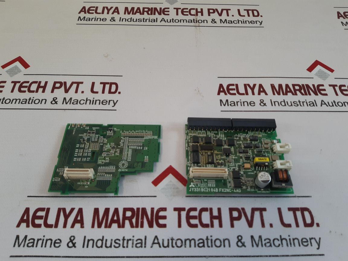 Mitsubishi Fx2Nc-4Ad Analog Input Module Board Set