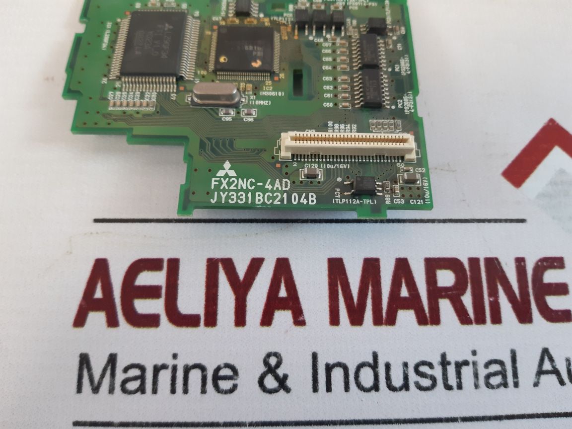 Mitsubishi Fx2Nc-4Ad Analog Input Module Board Set