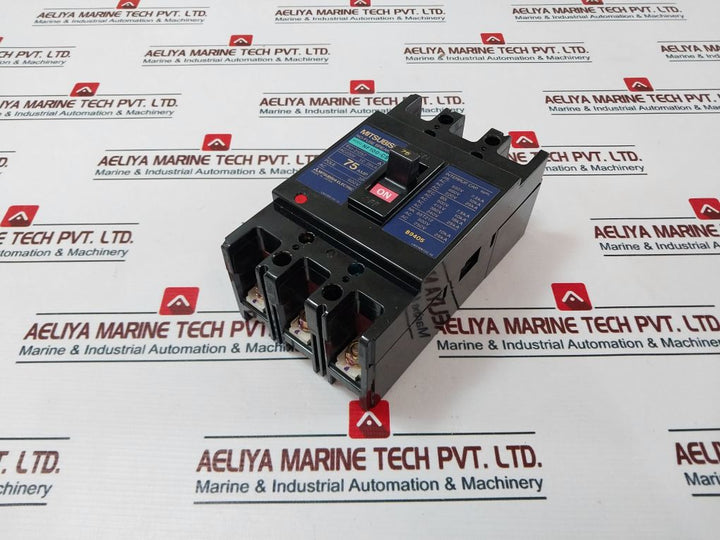 Mitsubishi Electric Nf100-cs 3 Pole No-fuse Breaker 75A Ac220V