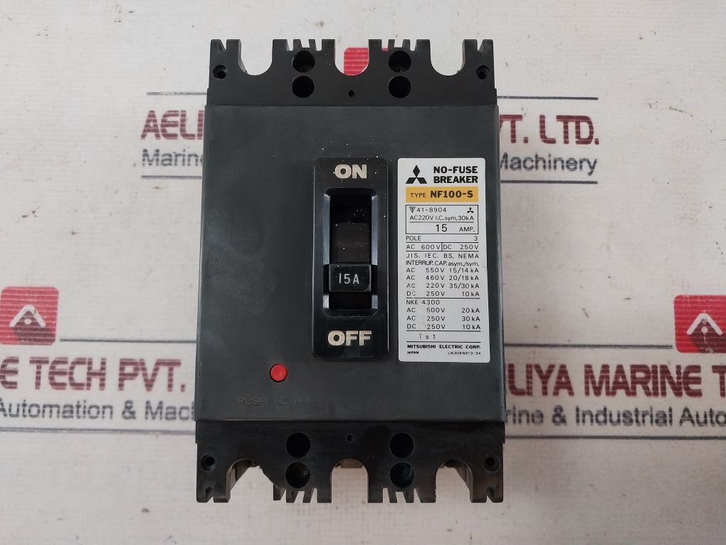 Mitsubishi Electric Nf100-s No Fuse Breaker Ac 600V