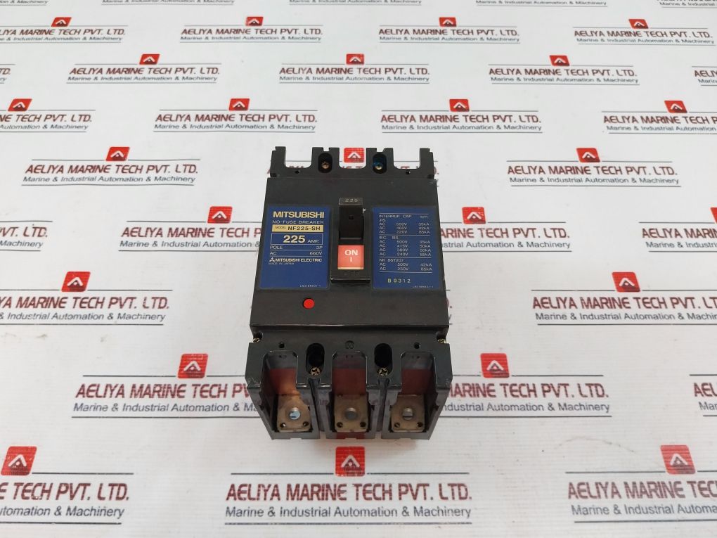 Mitsubishi Electric Nf225-sh 225Amp No-fuse Breaker 3Pole 660V