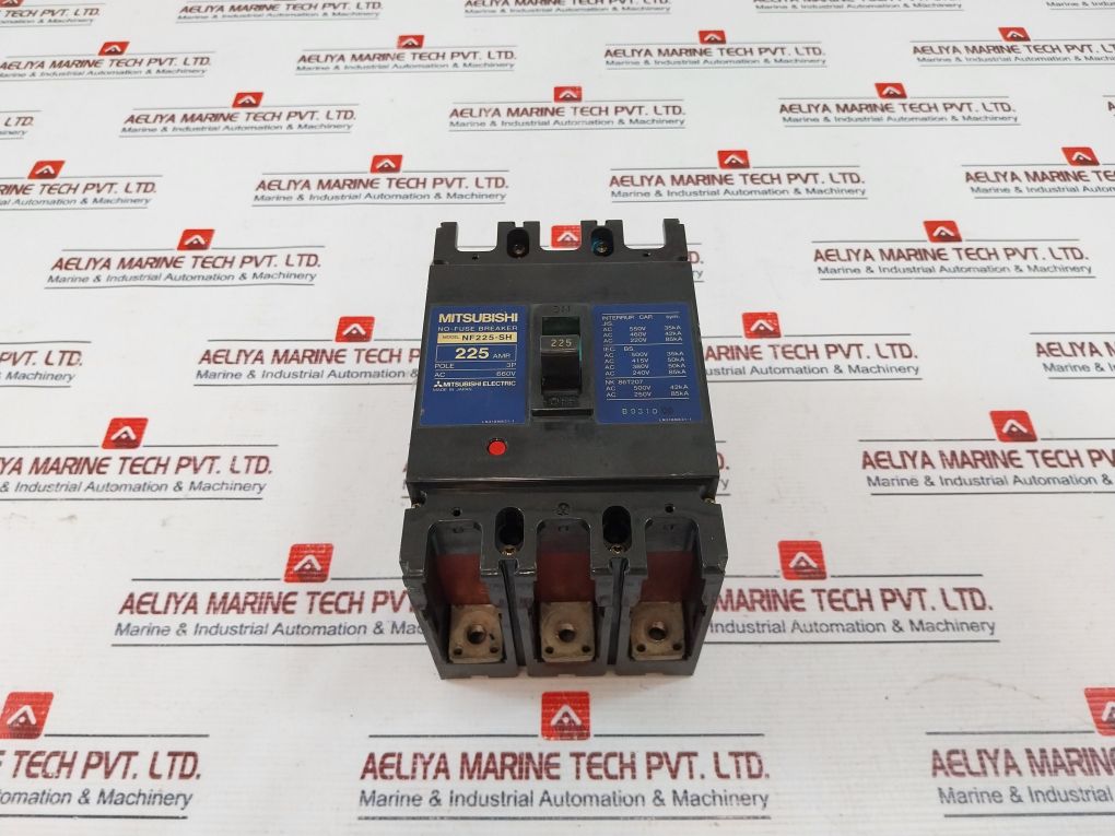 Mitsubishi Electric Nf225-sh No-fuse Breaker 225Amp 660V 3Pole
