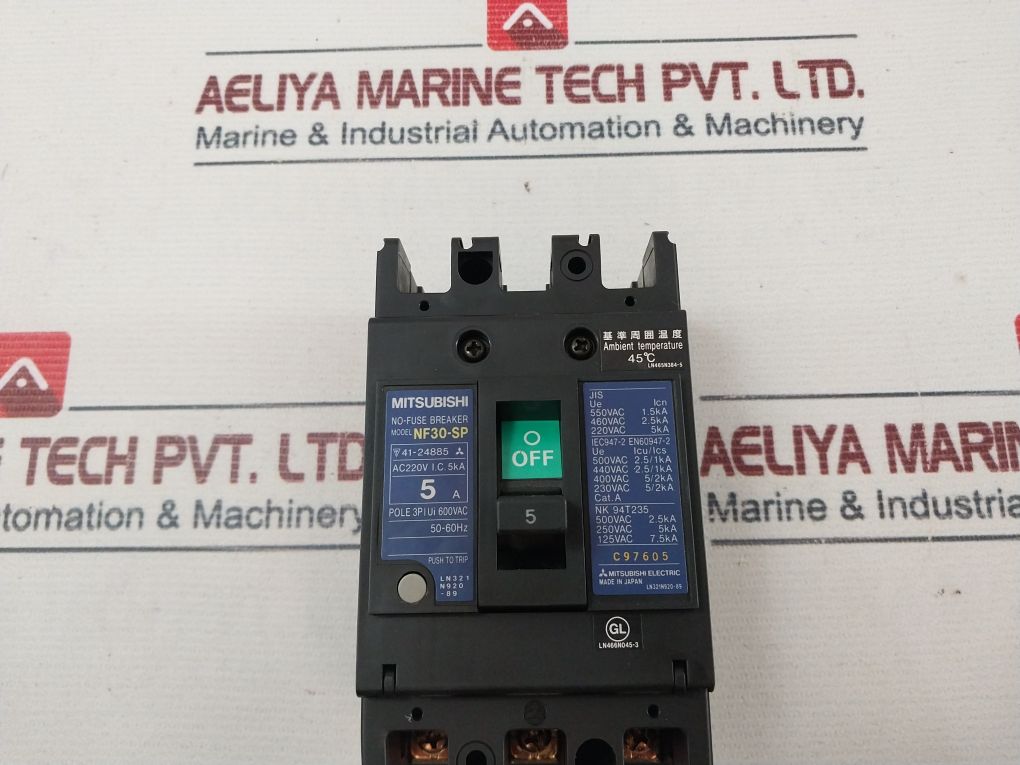 Mitsubishi Electric Nf30-sp No-fuse Breaker 3 Pole
