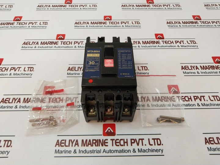 Mitsubishi Electric Nf50-sh 3 Pole No-fuse Breaker 30A Ac 600V
