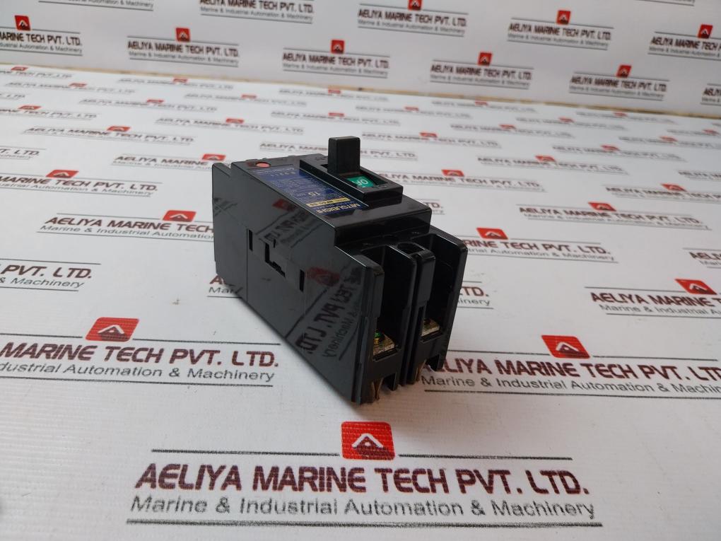 Mitsubishi Electric Nf50-ss 2Pole No-fuse Circuit Breaker Ac220V 15 Amp