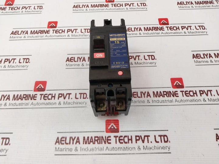 Mitsubishi Electric Nf50-ss No-fuse Breaker 2 Pole 15Amp Dc250V