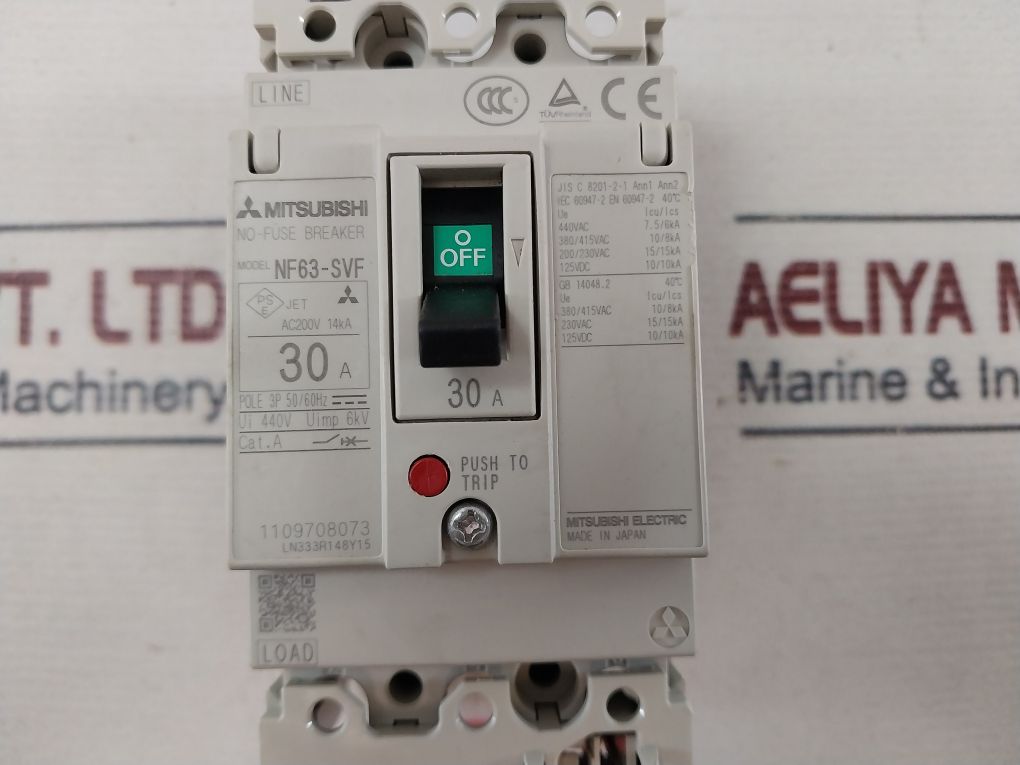 Mitsubishi Electric Nf63-svf No-fuse Breaker