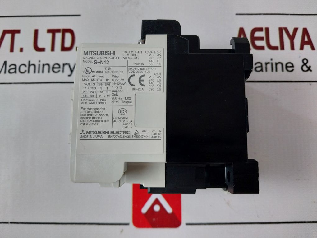 Mitsubishi Electric S-n12 Magnetic Contactor