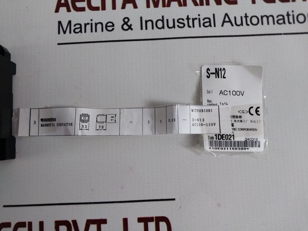 Mitsubishi Electric S-n12 Magnetic Contactor 15.3S