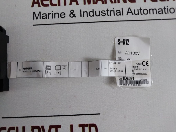 Mitsubishi Electric S-n12 Magnetic Contactor 15.3S