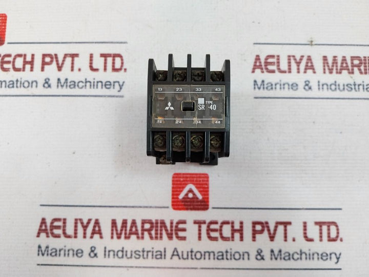 Mitsubishi Electric Sr-40 Contactor Relay 110V 0.8A