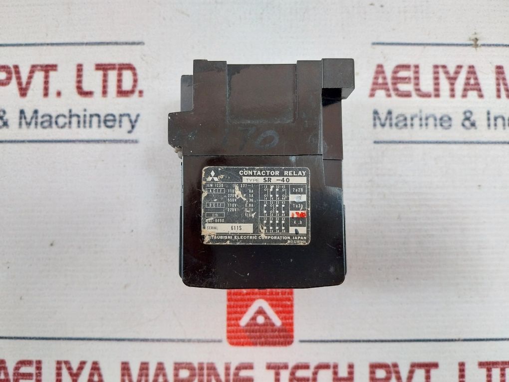 Mitsubishi Electric Sr-40 Contactor Relay 110V 0.8A