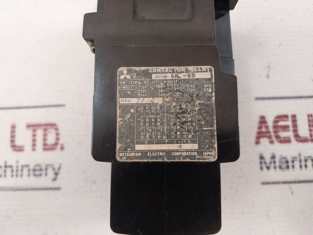 Mitsubishi Electric Sr-80 Contactor Relay