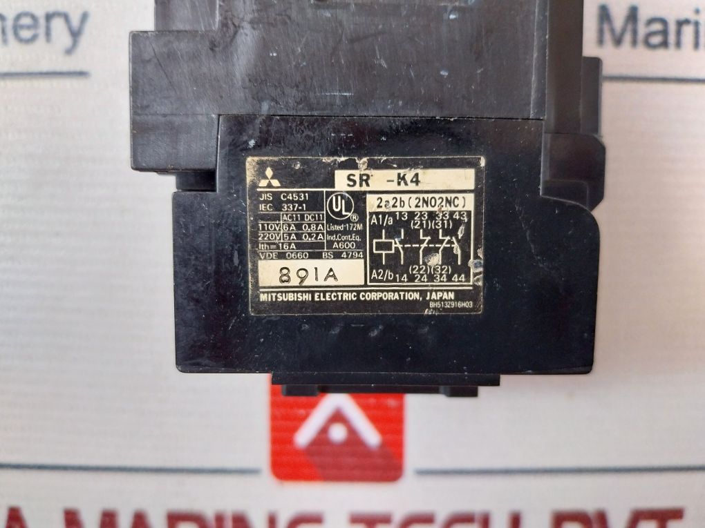 Mitsubishi Electric Sr-k4 Contactor