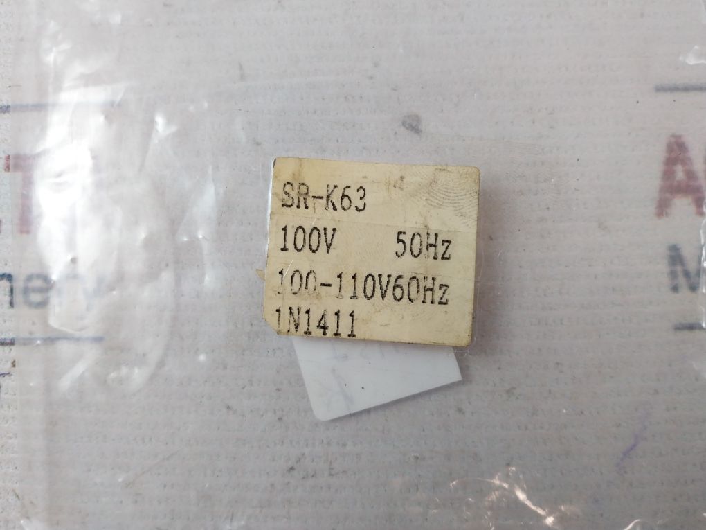 Mitsubishi Electric Sr-k63 Contactor Relay 100-110V 60Hz